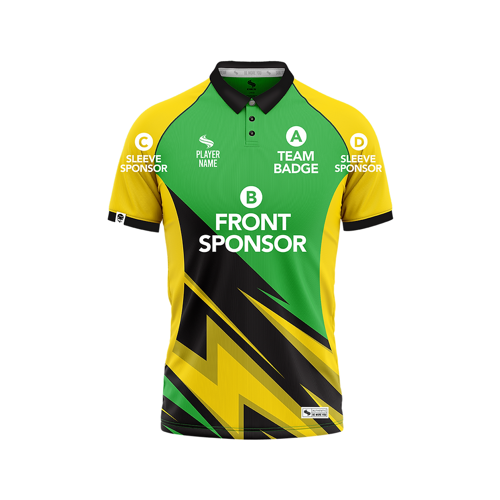 Thumbnail: S66 Pool Shirt - Green / Yellow