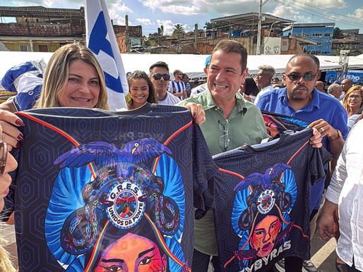 Unidos da Ponte recebe terreno da Prefeitura e anuncia construção de nova quadra em São João de Meriti