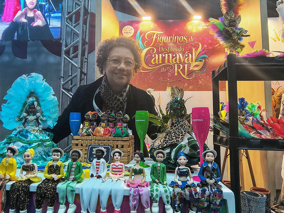ABAC leva artesanato carnavalesco e ações de capacitação ao maior congresso de samba do país