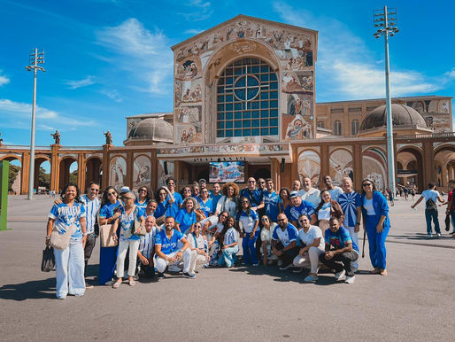 Portela visita Aparecida do Norte e recebe homenagem com missa exclusiva no Santuário