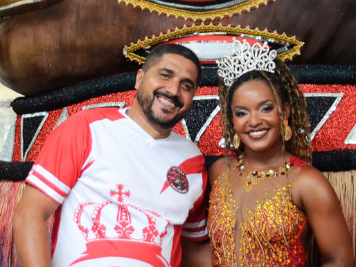 Acadêmicos da Ponta da Areia apresenta Dandara Roza como nova Rainha de Bateria