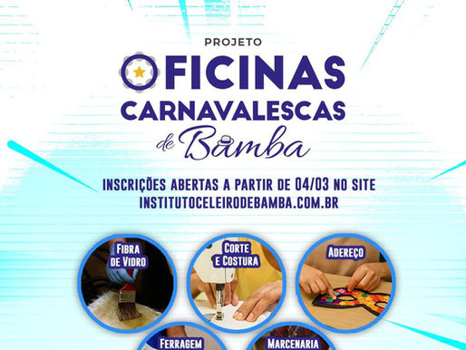 Unidos de Vila Isabel abre 400 novas vagas para oficinas gratuitas do Instituto Celeiro de Bamba