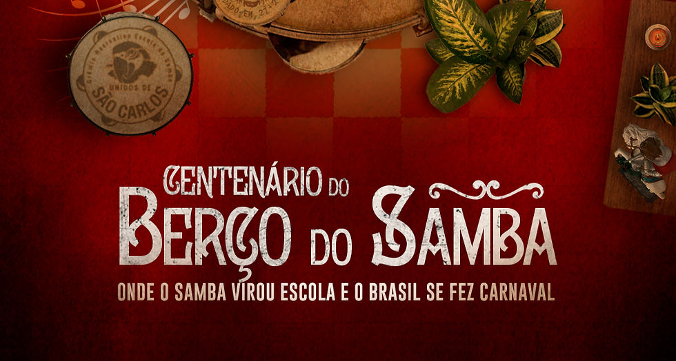 Estácio de Sá apresenta logomarca do enredo do Carnaval 2027
