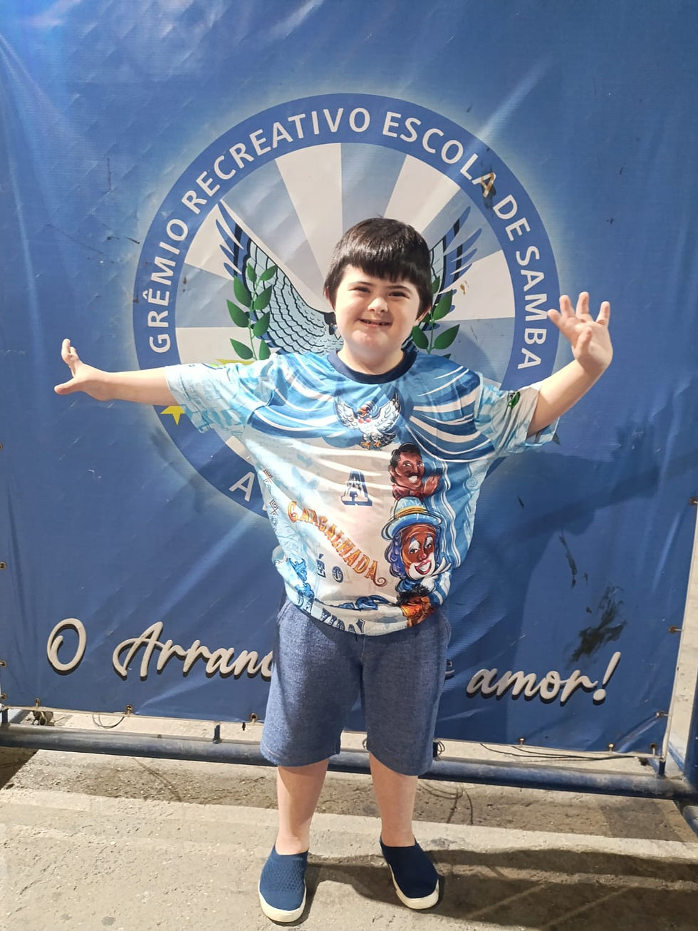 Com apenas 7 anos, Gabriel Breia será “musinho” do Arranco na Marquês de Sapucaí