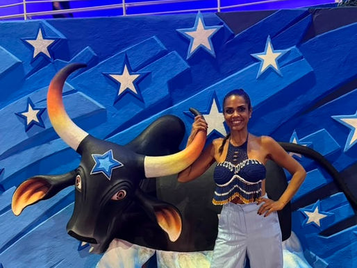 Nathalia Brito celebra primeira ida a Parintins com título do Boi Caprichoso