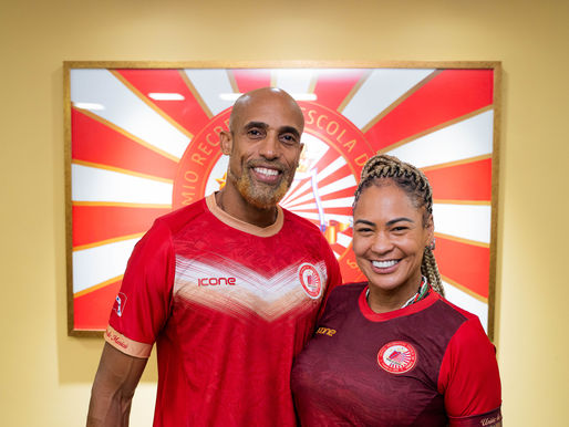 Campeões do Grupo Especial, Julinho Nascimento e Rute Alves formam o novo casal de mestre-sala e porta-bandeira da Maricá