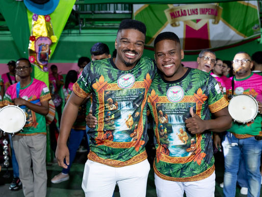 Mestres Thalison Ben e Celsinho Frazão seguem no comando da bateria da Lins Imperial no Carnaval 2027