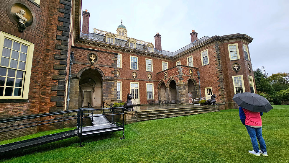 Crane Estate house from the back