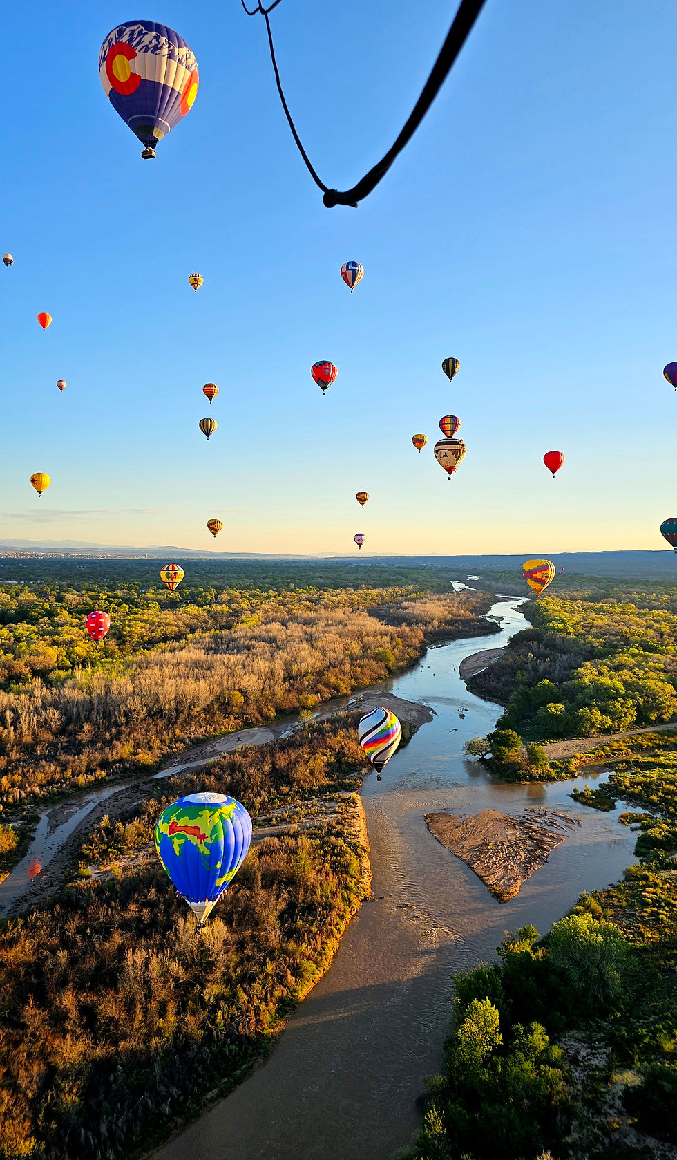 Gliding over Rio Grande