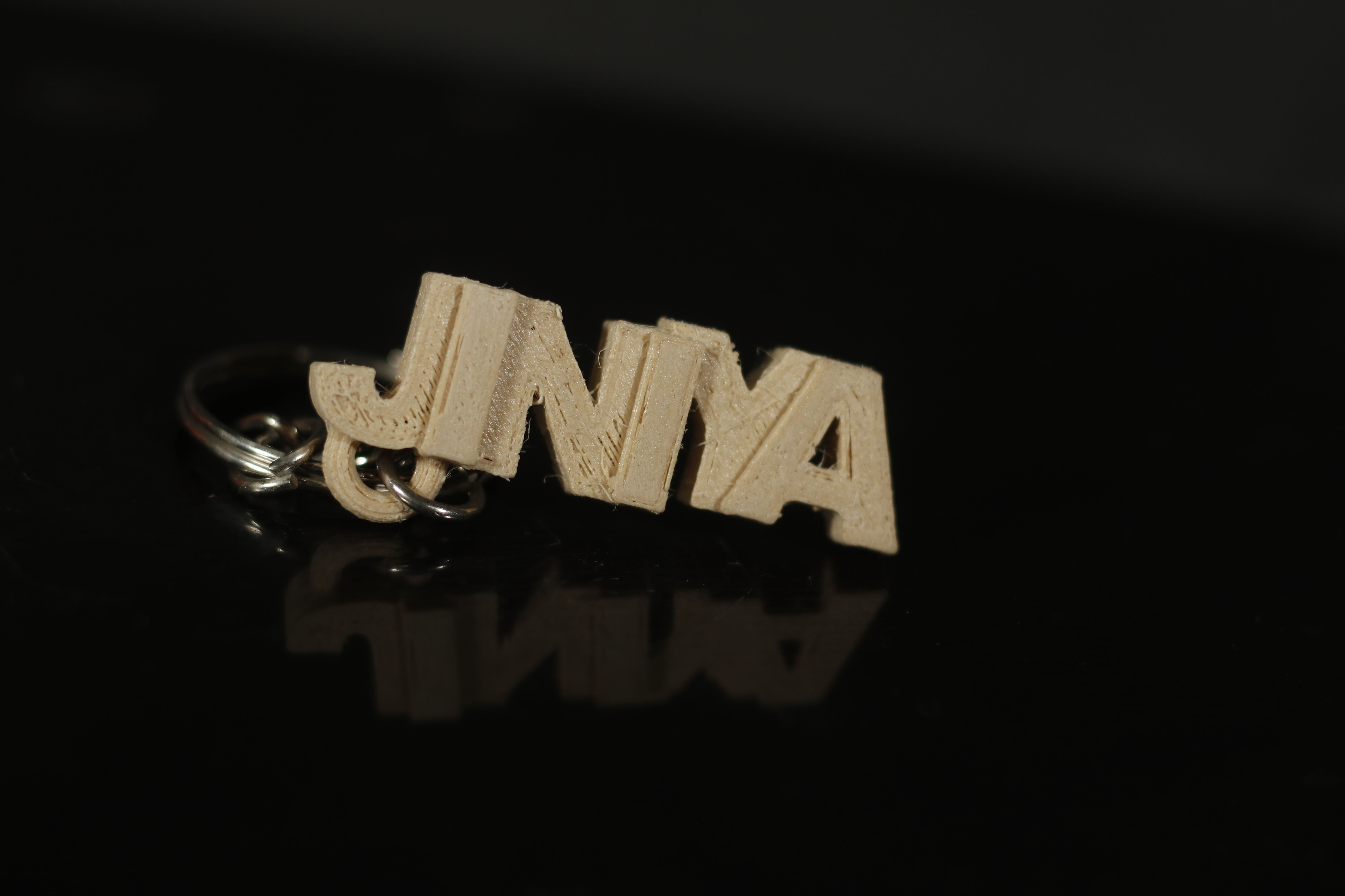 Personalized Wooden Keychain