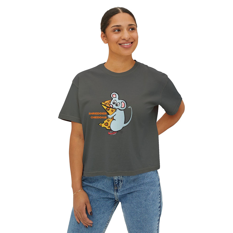 Thumbnail: Shredder Cheddar's Women's Boxy Tee