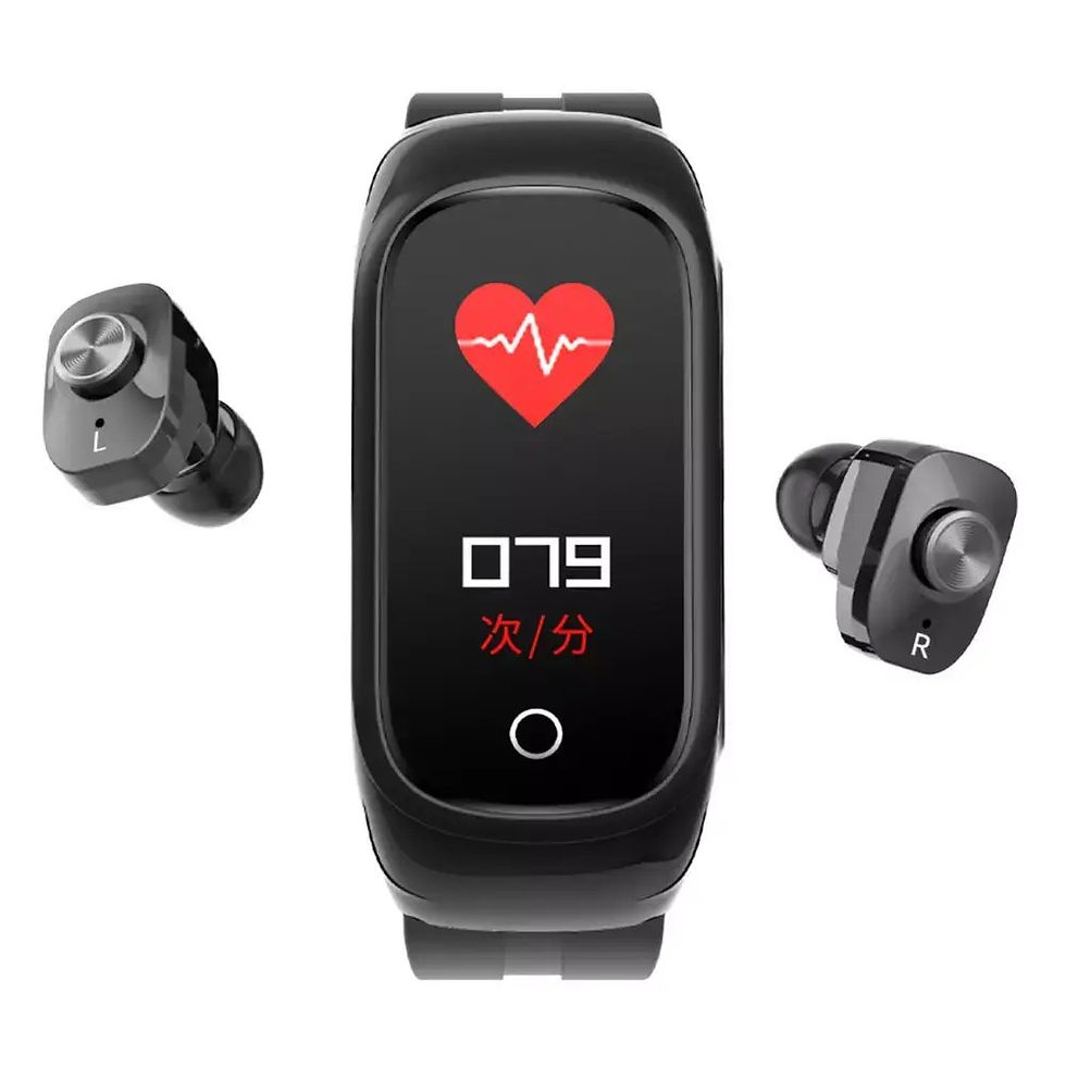 Thumbnail: 2-In-1 Smart Watch & Earbuds Fitness True Wireless Combo