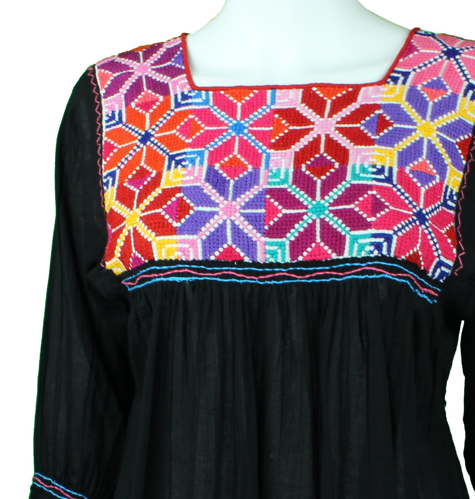 Mexican Embroidered Blouse Chiapas 11005