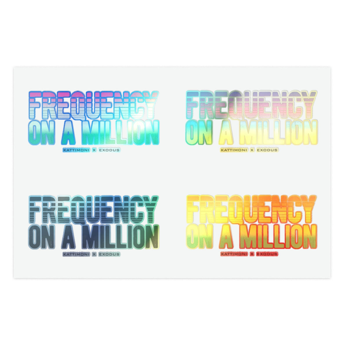 Frequency on a Million Sticker Sheets