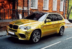 BMW X5 ЗОЛОТОЙ ХРОМ