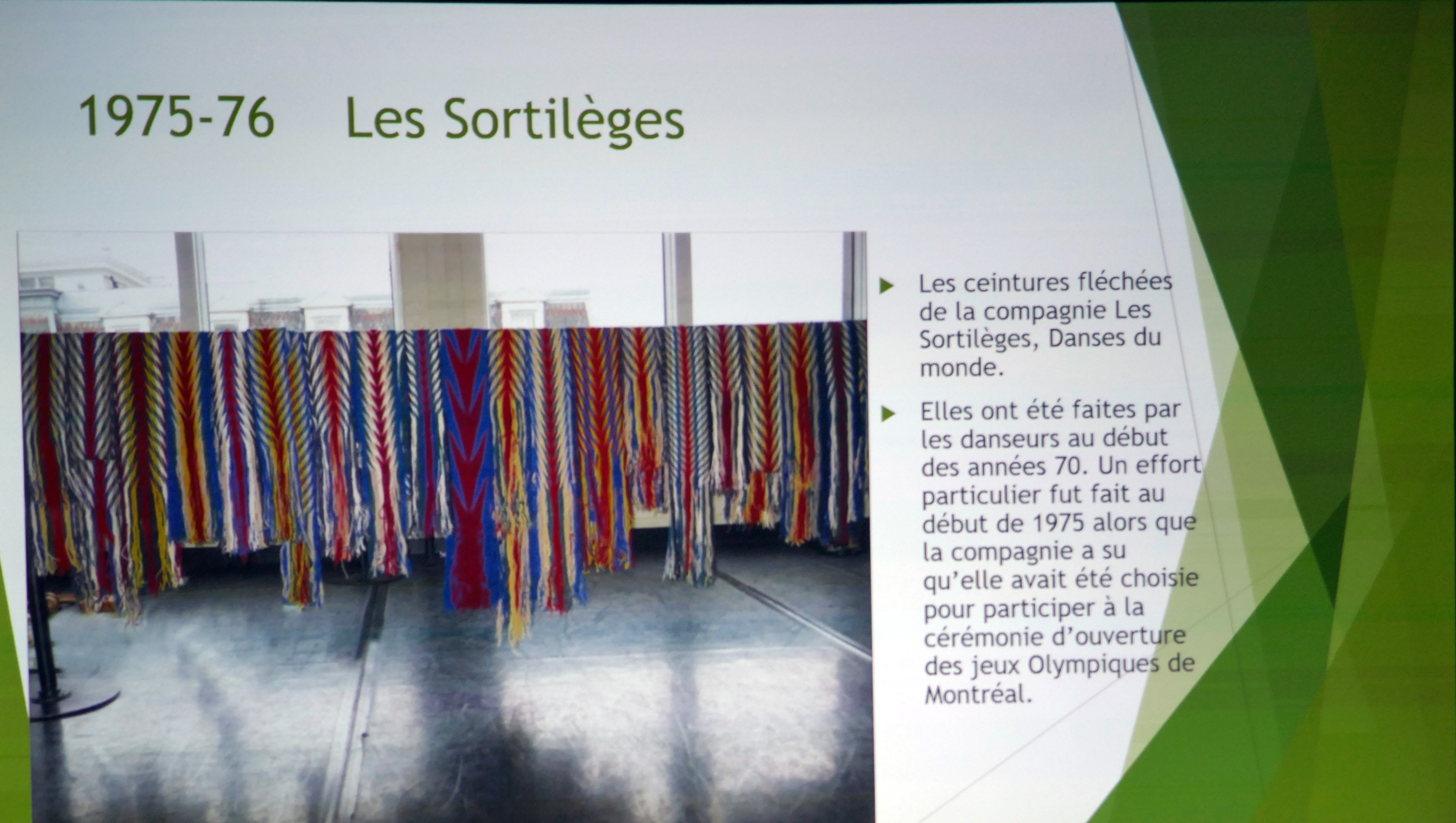 Ceinture fléchée