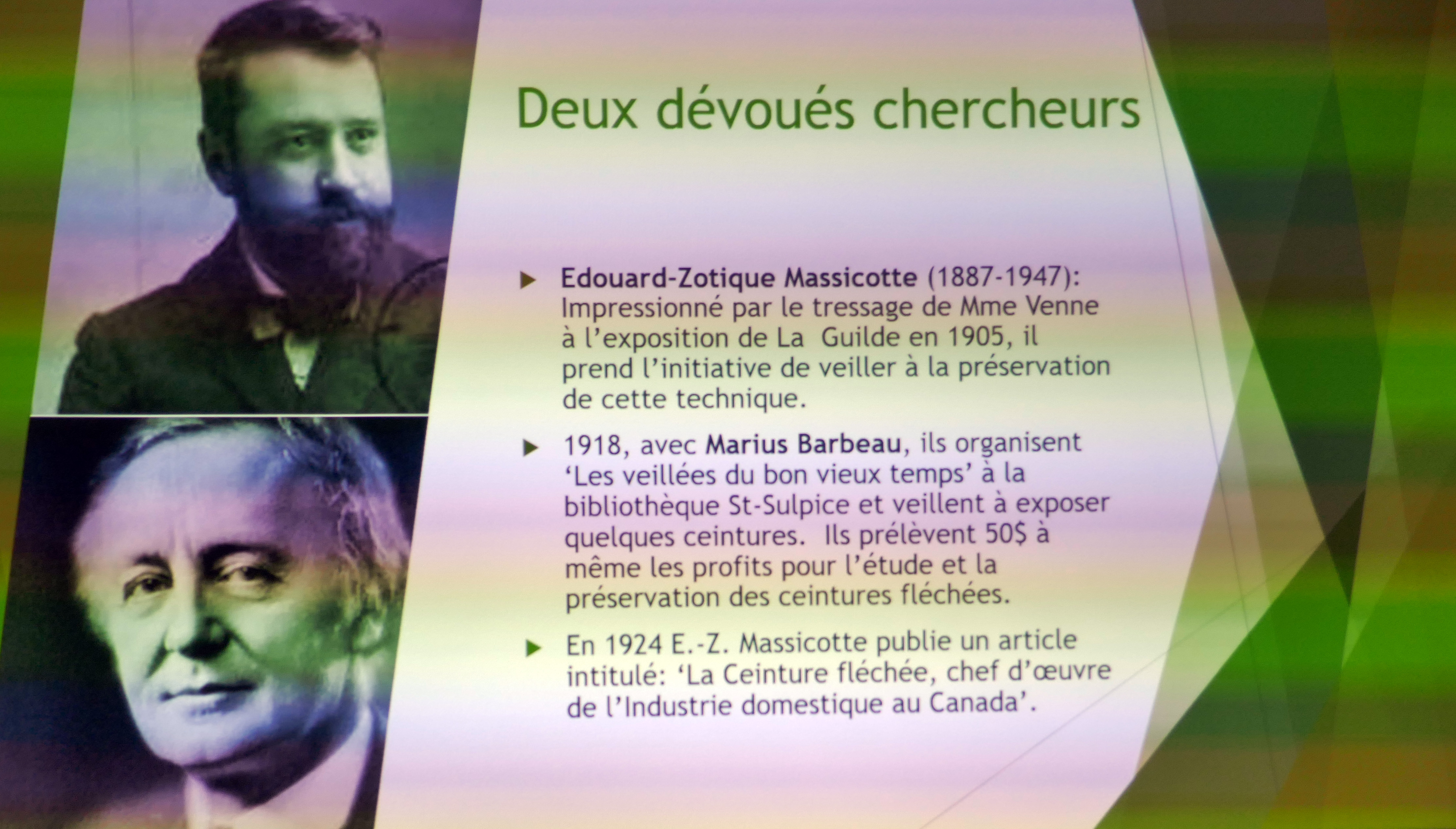 Ceinture fléchée