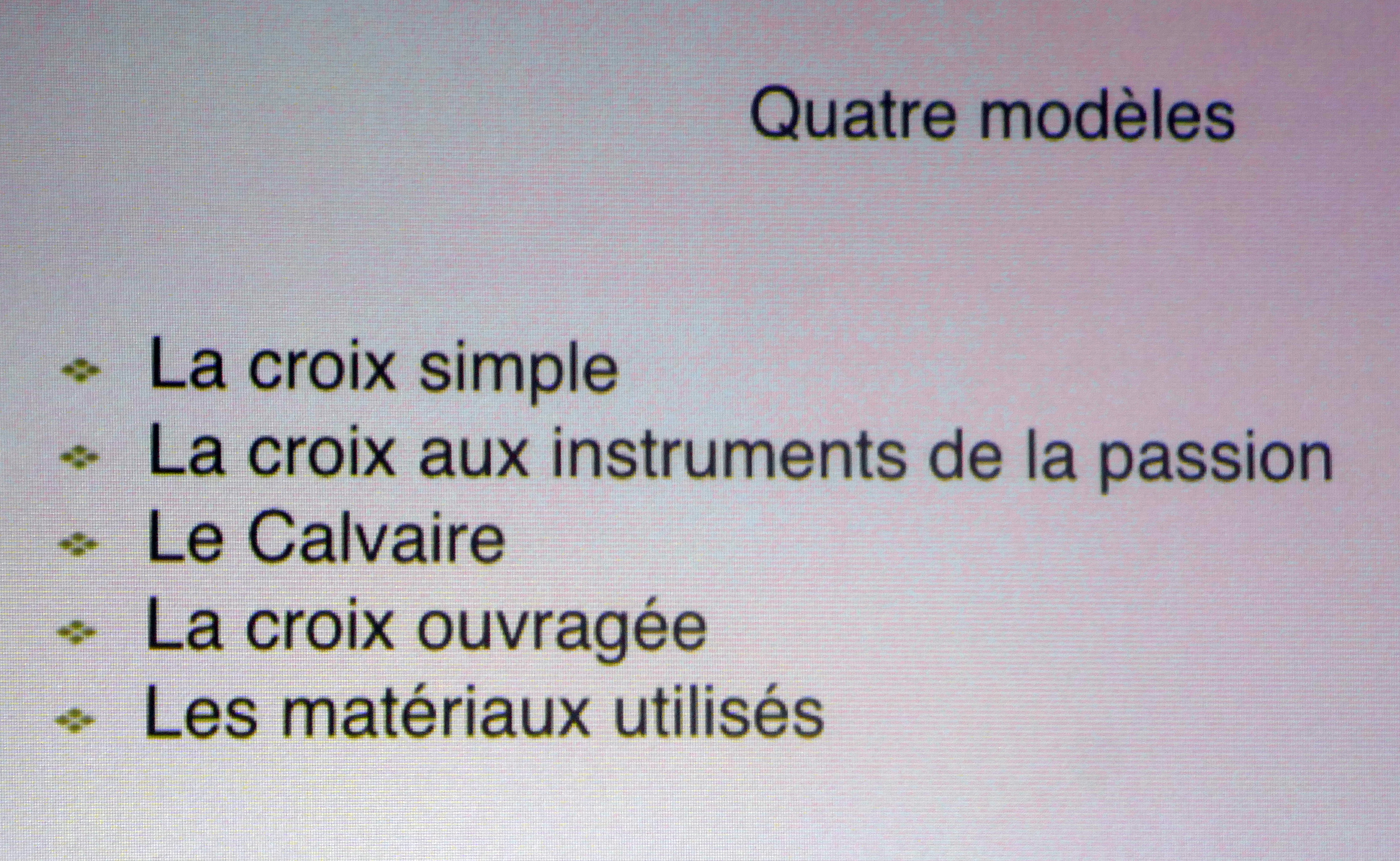 Les croix de chemin
