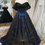 Thumbnail: Flame Alternative unconventionalGothic  Off the shoulder Ball gown wedding Dress