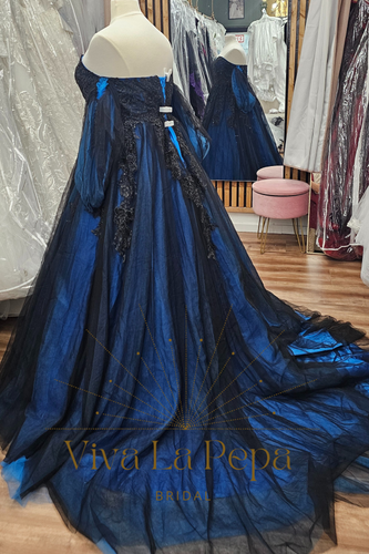 princess polly baby blue dress Black and Blue Fashion Gothic Burlesque Corset Prom Party Gown