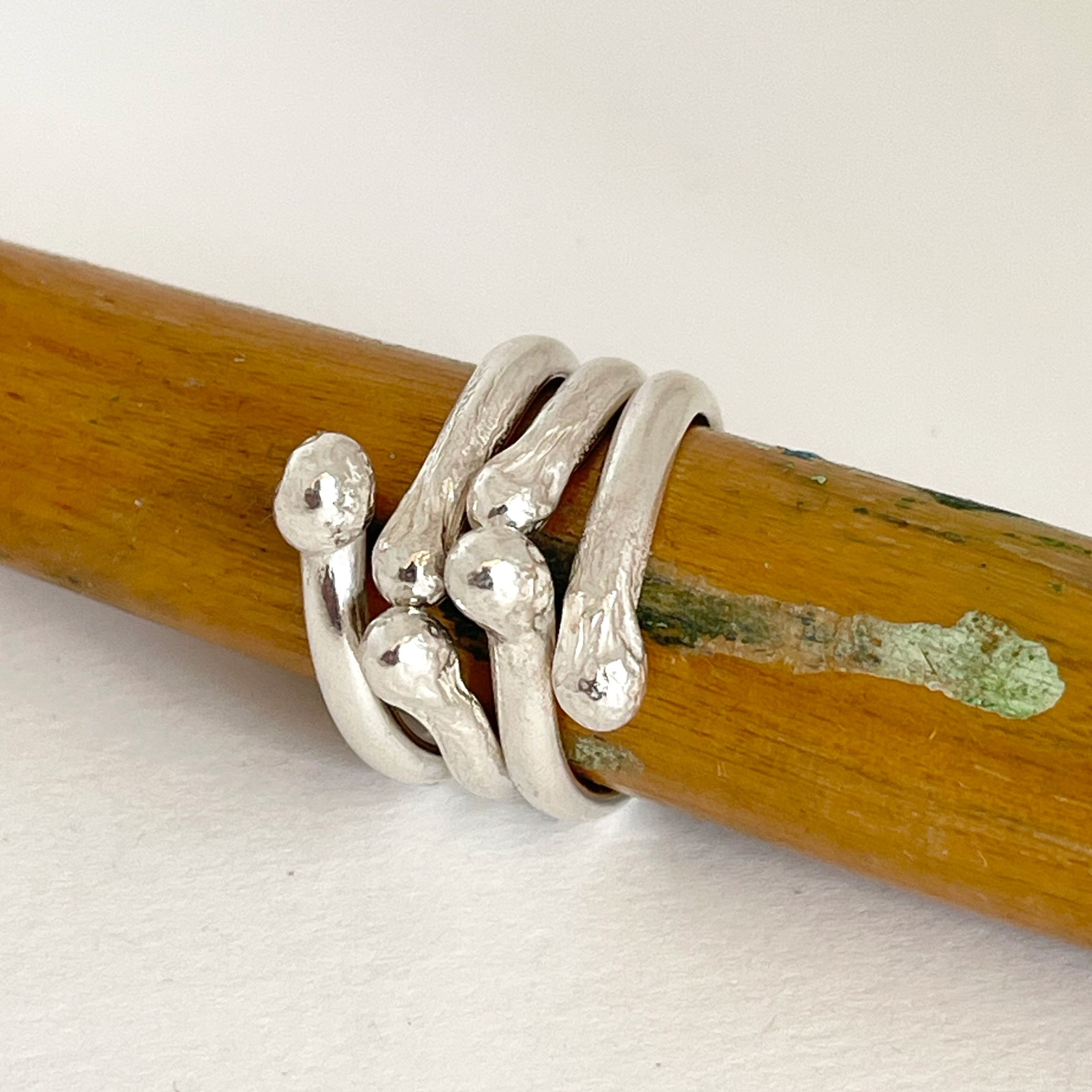 Set of 3 ‘Splash’ rings large