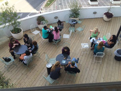 המרפסת- מבט מהקומה השניה