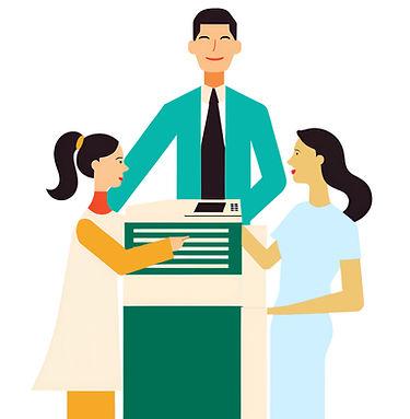 Teachers discussing AI