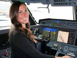 I am among 5% of all the pilots in America - a woman