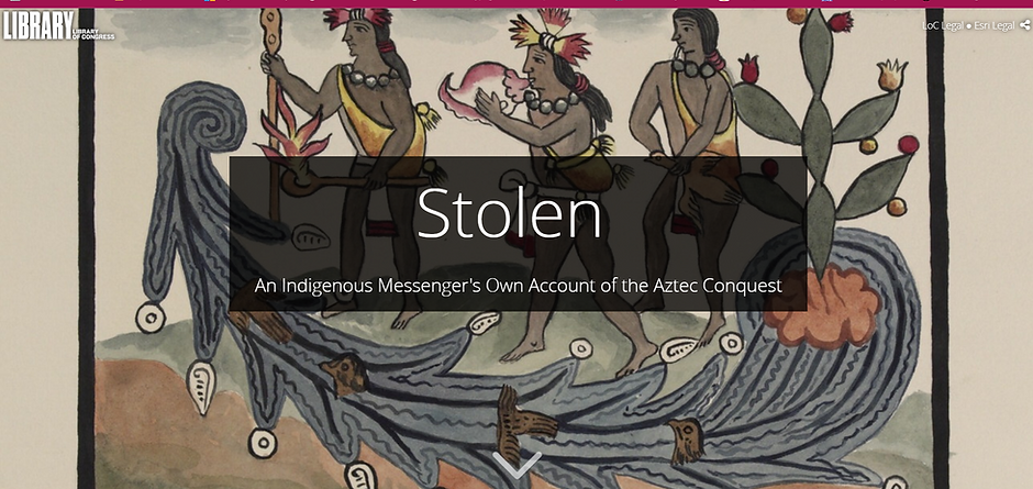 STOLEN STORYMAP by Maria Guadalupe Partida