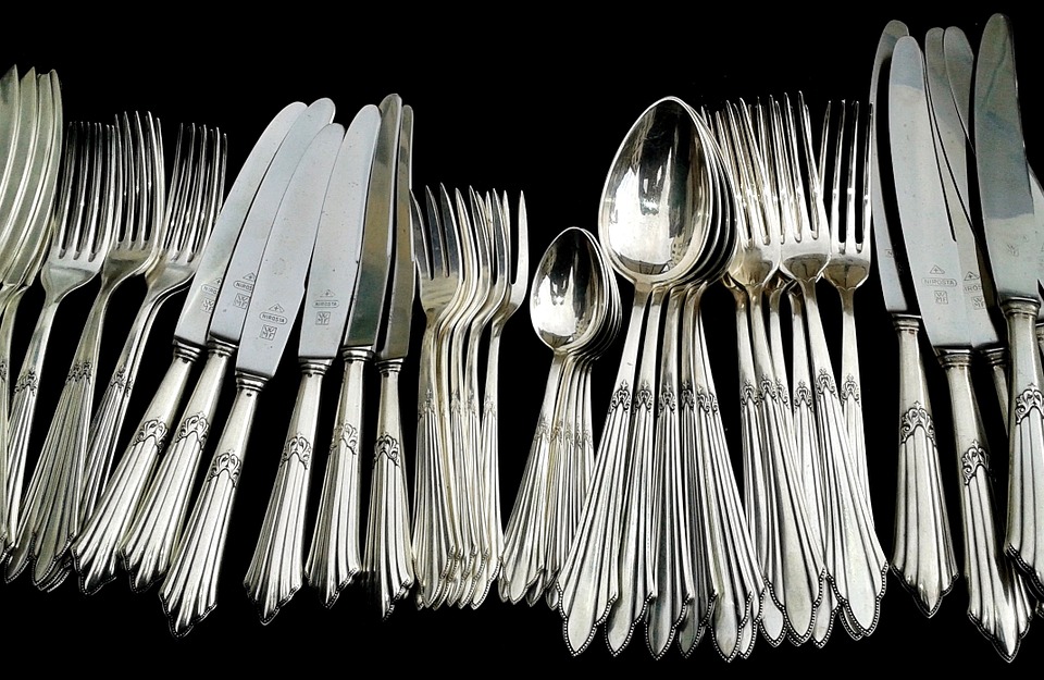 Arranged Food and Objects