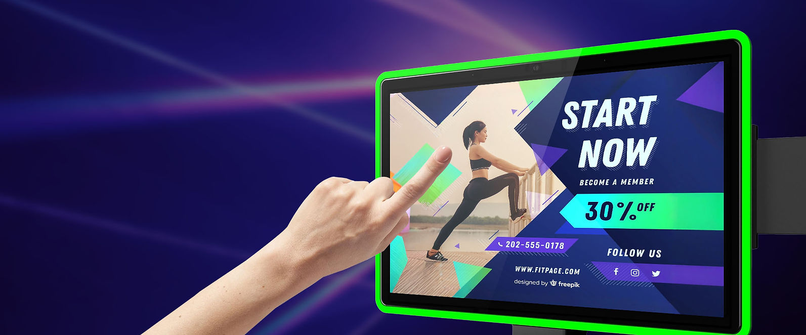 10inch Android Touchscreen Compact and Versatile