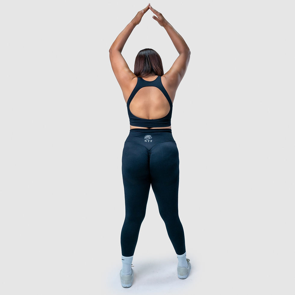 Thumbnail: Twin's Scrunch Leggings Black