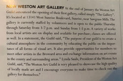 Weston Art Guild Gallery