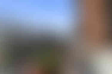 Balcony on a sunny day overlooking canal