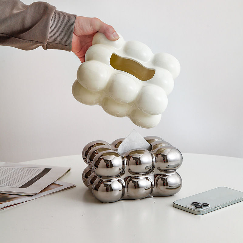 Miniatura: Modern Minimalist Cotton Candy Tissue Box Decor