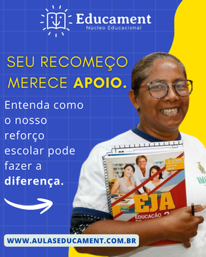 Seu EJA merece apoio! Veja como nossas aulas particulares para EJA podem te ajudar.