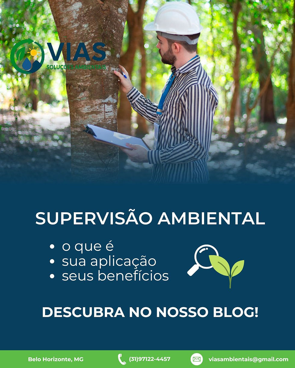 O que é Supervisão Ambiental por Vias Soluções Ambientais