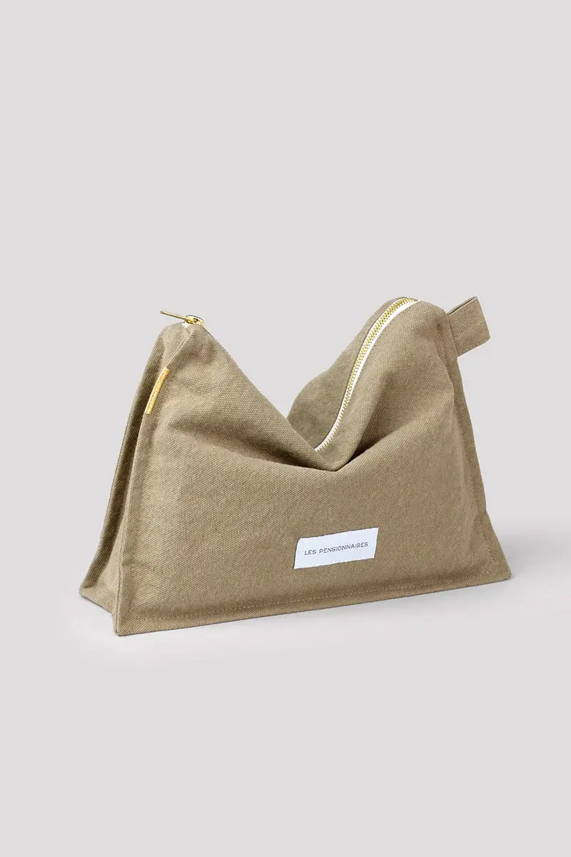 Thumbnail: Toiletry Bag Organic Cotton - Sand