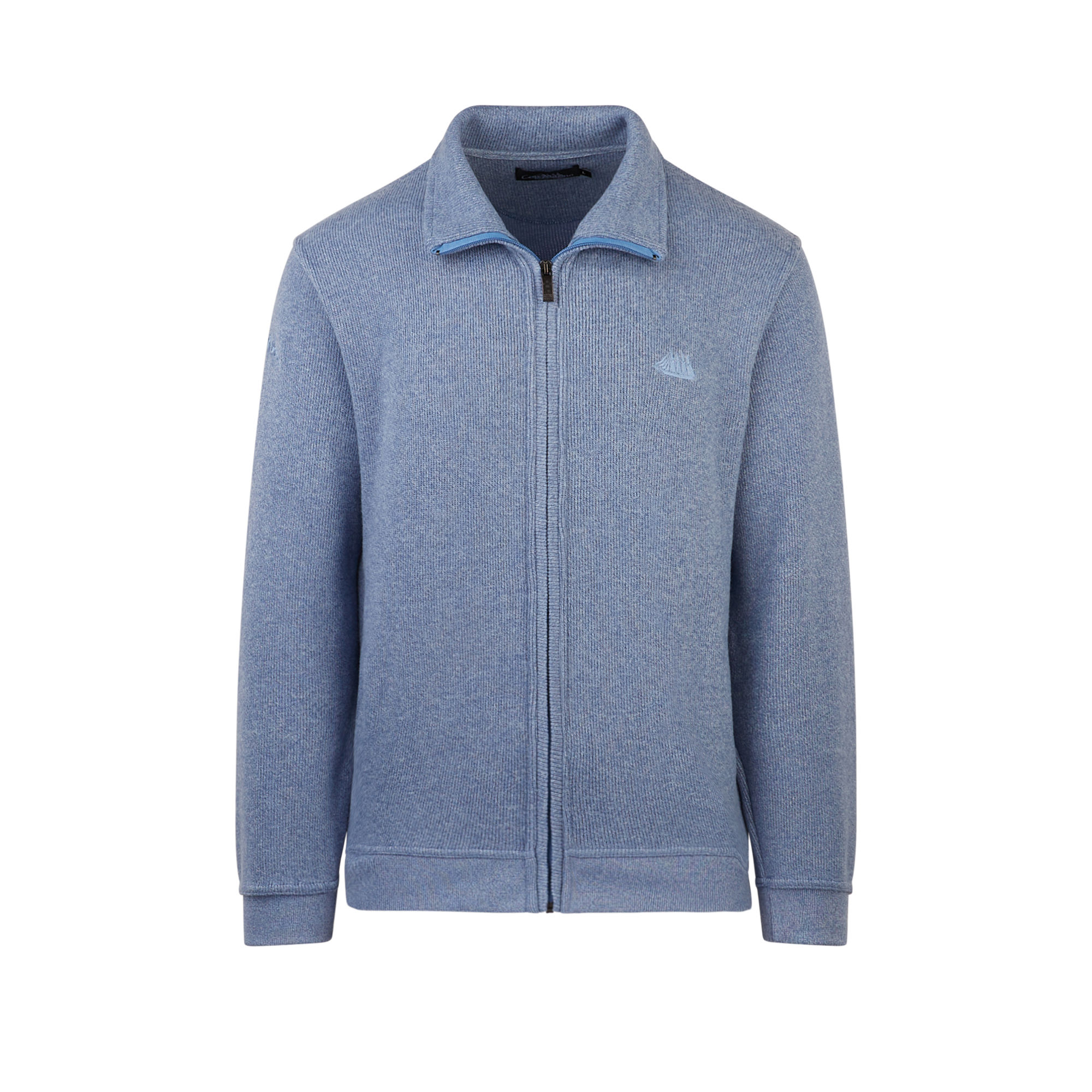 ODET Bleu Chiné full zip sweatshirt