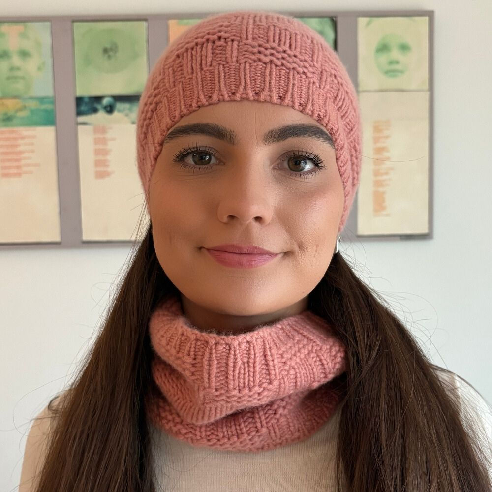 OSLO BEANIE - OLD PINK