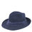 Thumbnail: FELT FEDORA WITH MOHAIR BAND - NAVY