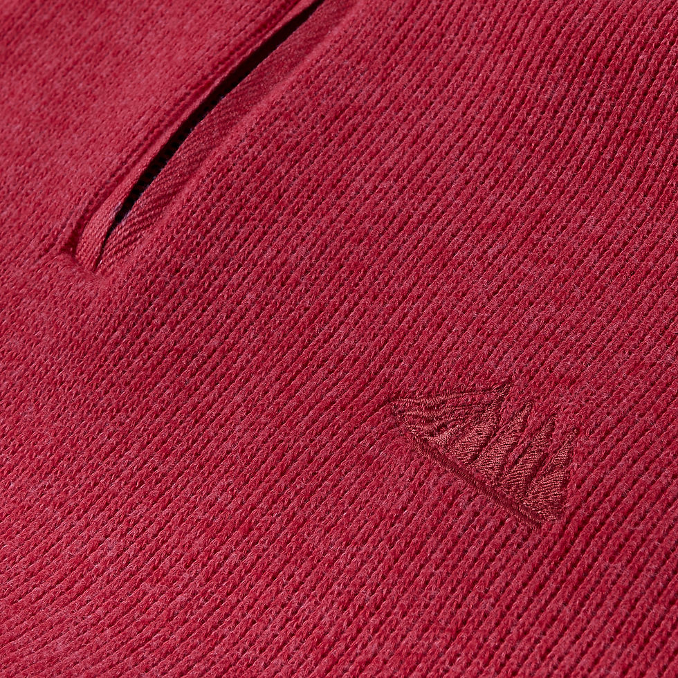 Thumbnail: TRIEUX Framboise 1/4 zip sweatshirt