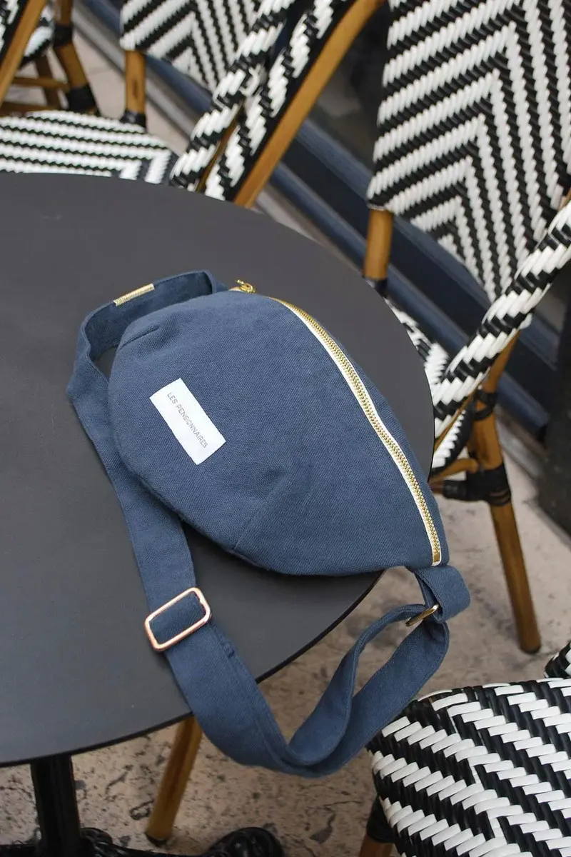 Thumbnail: Banana Bag Organic Cotton - Stormy Blue