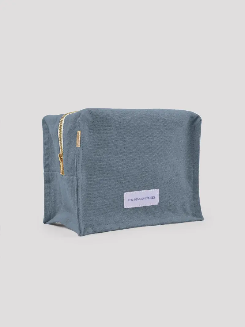 Thumbnail: Cube Wash Bag Organic Cotton - Blue Horizon