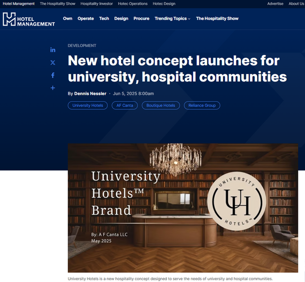 Campuses Set for Transformation with University Hotels Debut