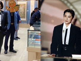 67岁林青霞行画廊被偶遇　西装造型英气十足：人间东方不败