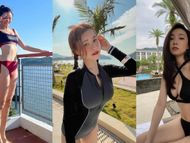 十一月都照po泳衣照　九位女艺人唔怕冻李蔓莹密实都撼赢陈欣妍？