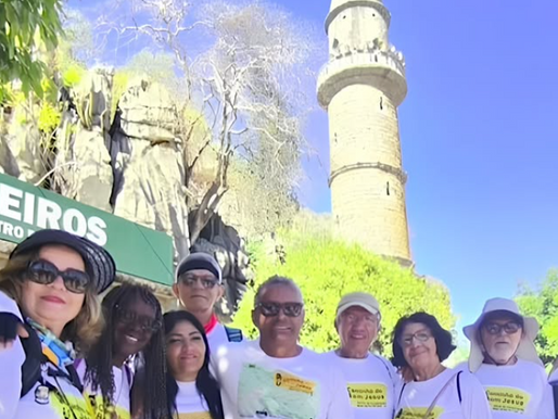 Idosos partem de Vitória da Conquista em caminhada de fé rumo ao Santuário do Bom Jesus da Lapa
