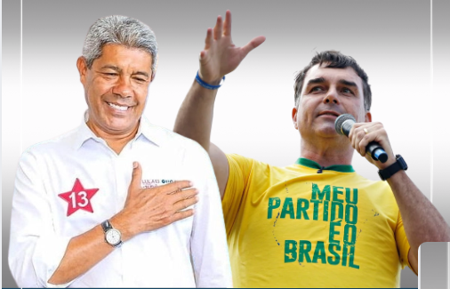 AtlasIntel aponta Jerônimo na liderança para governador da Bahia e Flávio Bolsonaro à frente na disputa presidencial em eventual 2º turno