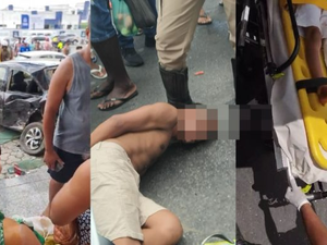 Motorista embriagado atropela criança e adulto ao tentar fugir de blitz em Feira de Santana